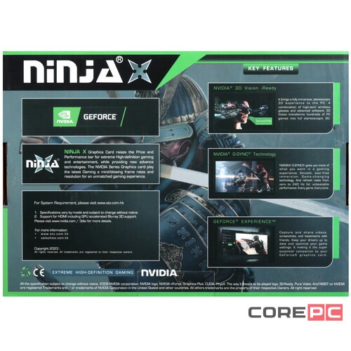 Видеокарта Sinotex Ninja (NF105NP45F) GeForce GTX 1050 4GB DUAL