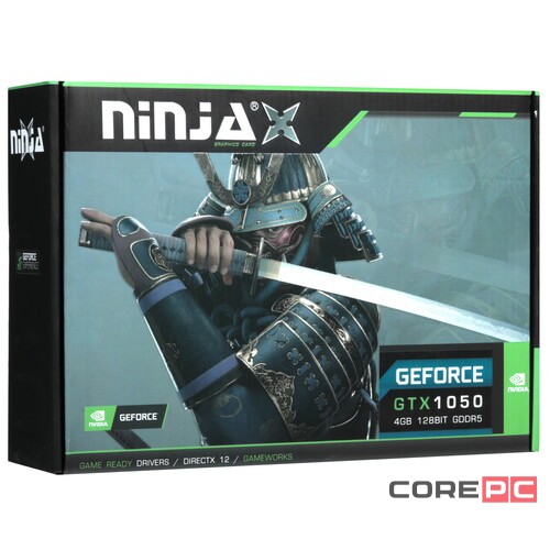 Видеокарта Sinotex Ninja (NF105NP45F) GeForce GTX 1050 4GB DUAL