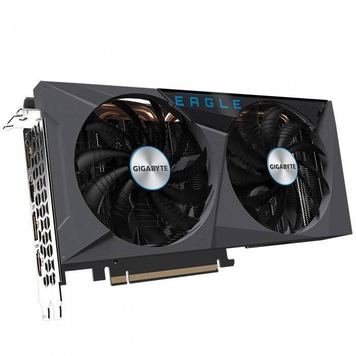 Видеокарта Gigabyte (GV-N306TEAGLE-8GD) GeForce RTX 3060 Ti 8GB EAGLE (rev. 2.0) LHR