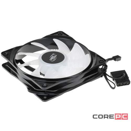 Вентилятор для корпуса Deepcool RF120W LED DP-FLED-RF120-WH