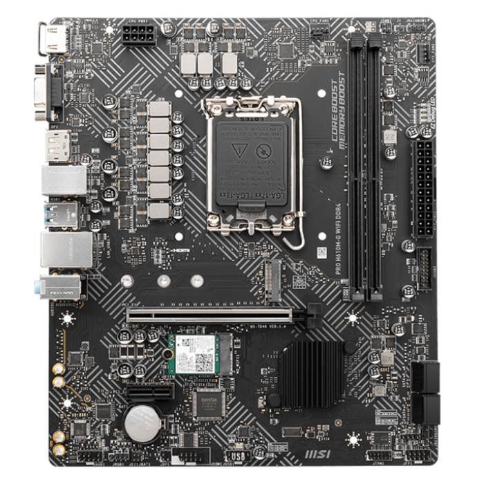 Материнская плата MSI PRO H610M-G WIFI DDR4