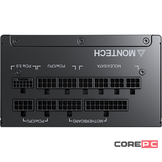 Блок питания Montech 1200W TITAN GOLD Black (TIS0126) 16 Pin (PCIe 5.0 Connector Cable Details)