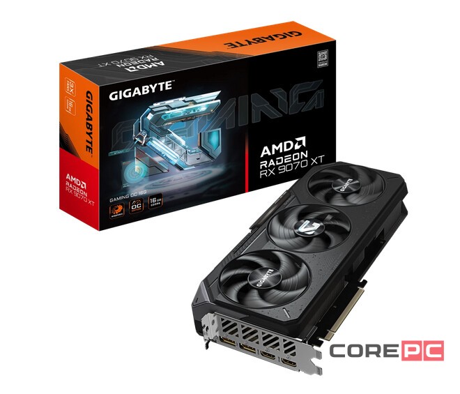 Видеокарта Gigabyte (GV-R9070XTGAMING OC-16GD) Radeon RX 9070 XT 16GB GAMING OC