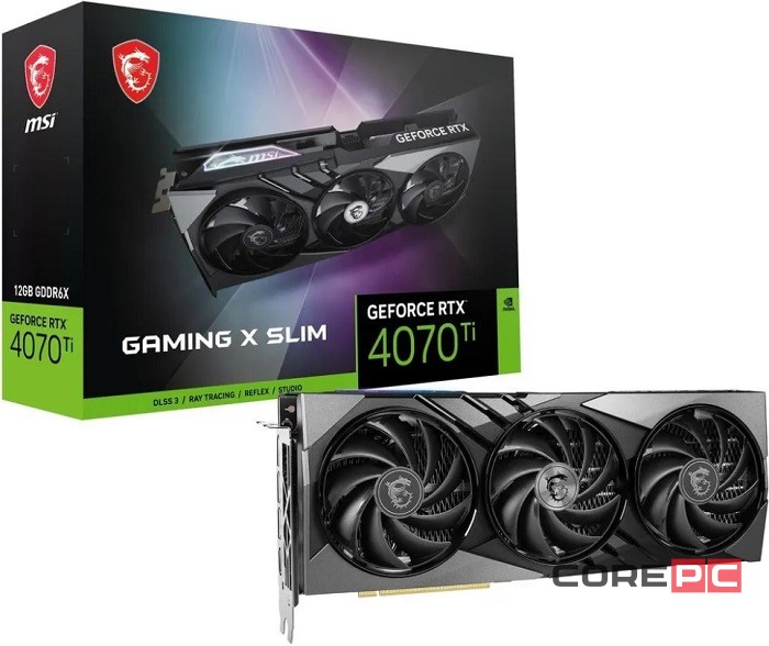 Видеокарта MSI (RTX 4070 Ti SUPRIM 12G) GeForce RTX 4070 Ti 12 GB SUPRIM