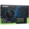 Видеокарта Palit (NED4070S19K9-1047D) GeForce RTX 4070 12GB DUAL OC