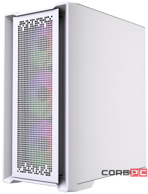 Компьютерный корпус Powercase ByteFlow Micro LE ARGB White (CAMBFW-A4-LE)
