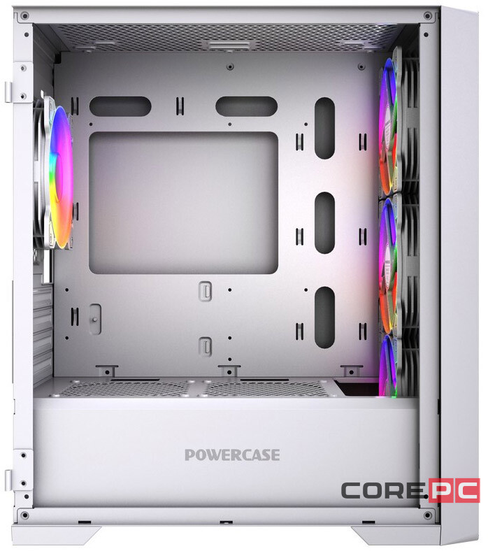 Компьютерный корпус Powercase ByteFlow Micro LE ARGB White (CAMBFW-A4-LE)