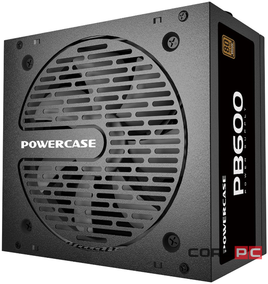Блок питания Powercase 600W PB600 Black (PS-600B-DC)