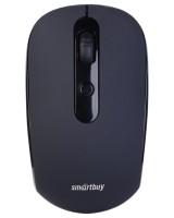 Мышь беспроводная беззвучная Smartbuy ONE 262AG USB/DPI 800-1200-1600/4 кнопки/1AA (SBM-262AG) черн