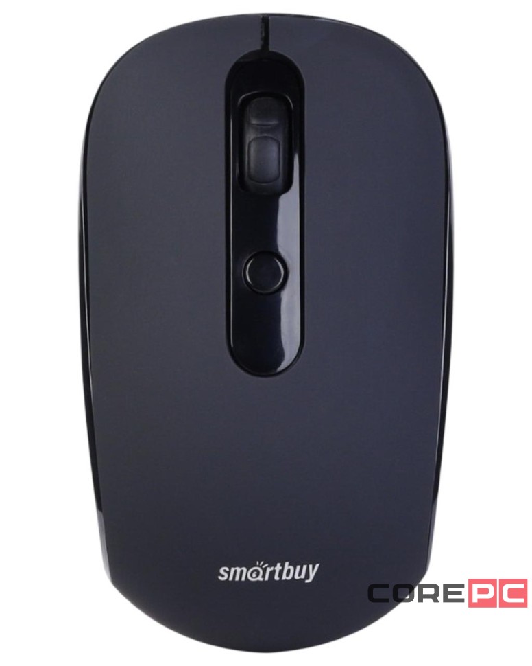 Мышь беспроводная беззвучная Smartbuy ONE 262AG USB/DPI 800-1200-1600/4 кнопки/1AA (SBM-262AG) черн