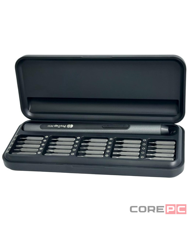 Отвертка электрическая умная ProTap Electric Precisoon Screwdriver Set PRTPES1 (25 бит) черная