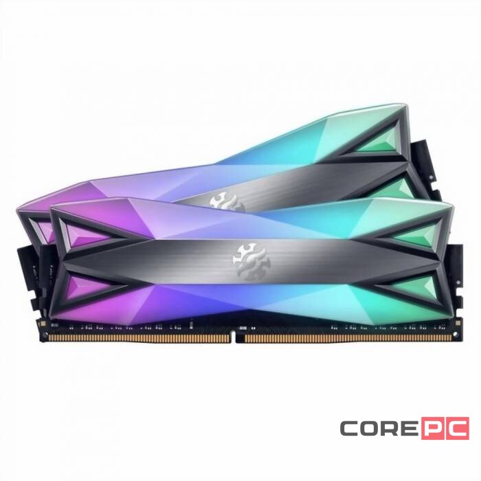 Оперативная память 32 Gb 3200 MHz ADATA XPG SPECTRIX D60G Grey RGB (AX4U320016G16A-DT60)
