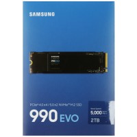 Твердотельный накопитель Samsung 2000 Gb 990 EVO (MZ-V9E2T0BW)