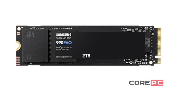 Твердотельный накопитель Samsung 2000 Gb 990 EVO (MZ-V9E2T0BW)