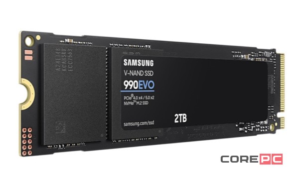 Твердотельный накопитель Samsung 2000 Gb 990 EVO (MZ-V9E2T0BW)
