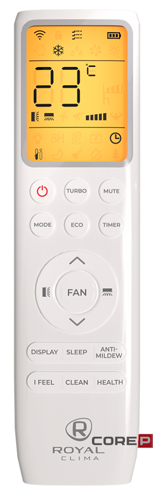 Инверторная сплит-система серии ROYAL SUPREMO BLANCO Full DC EU Inverter RCI-RSB55HN (комплект)