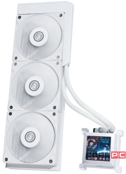 Система жидкостного охлаждения для процессора Lian Li HydroShift LCD 360S White (G89.GHSLCD36SW.R0)