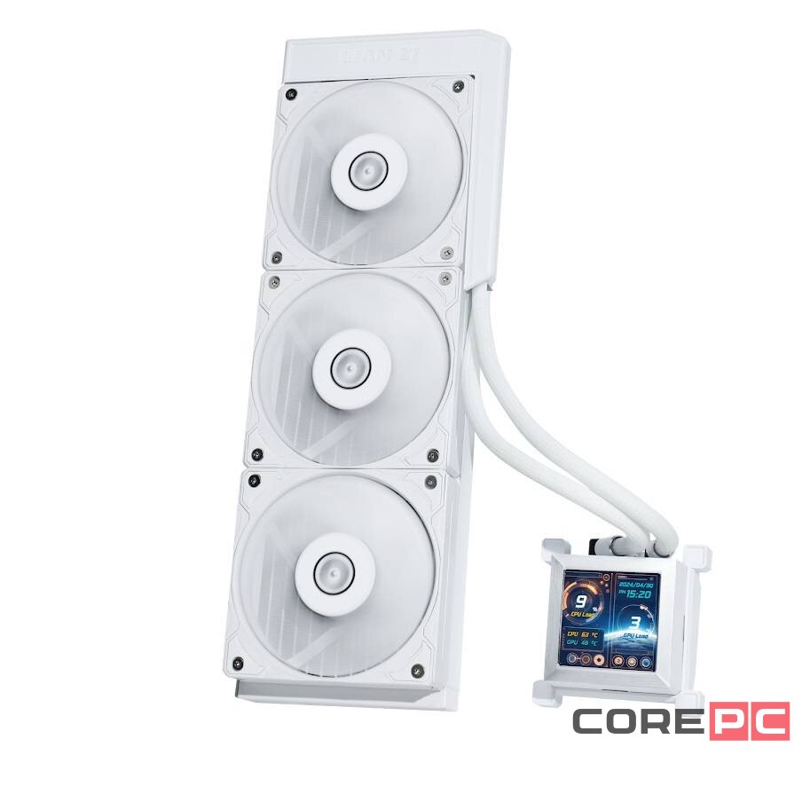 Система жидкостного охлаждения для процессора Lian Li HydroShift LCD 360S White (G89.GHSLCD36SW.R0)