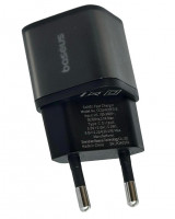Сетевое зар. устр. Baseus GaN5S Fast Charger 1C 20W P10162503113-00 черное