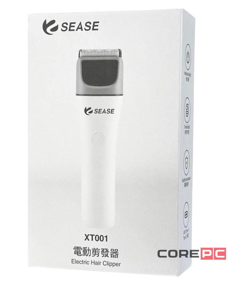 Машинка для стрижки волос Sease Hair Clipper XT001 белая
