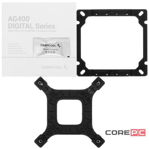 Вентилятор для процессора Deepcool AG400 DIGITAL BK (R-AG400-BKNDMN-G-2)