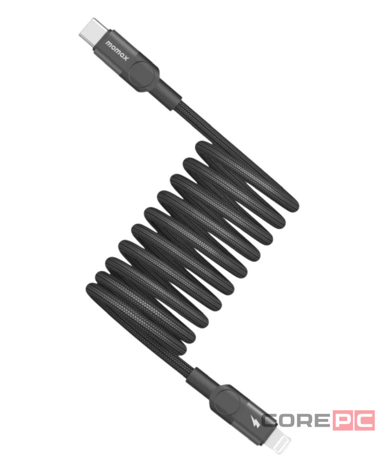 Usb Кабель-зарядка Type-C на Lightning Momax Mag.Link 60W DL57D 1м черный