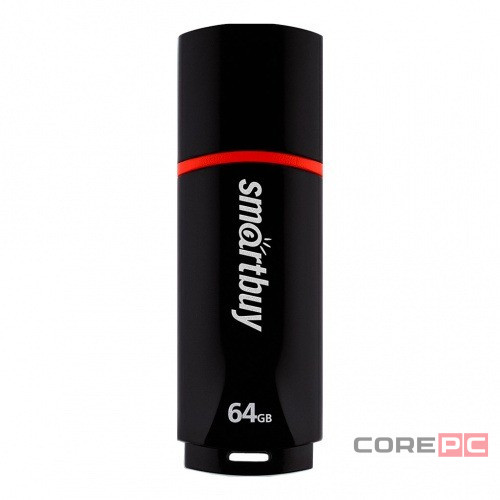USB флеш накопитель Smartbuy 64GB Crown Black (SB64GBCRW-K)