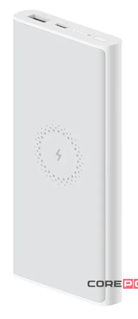 Powerbank с функцией беспроводной зарядки Xiaomi YOUTH 10000 мАч USB+C WPB15PDZM белый