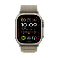Apple Watch Ultra 2 49 mm Titanium Case Olive Alpine Loop (M)