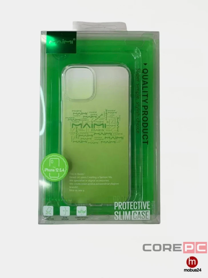 Чехол-накладка Maimi Protective Slim Case TPU для iPhone 12 Pro Max силиконовый (прозрачный)