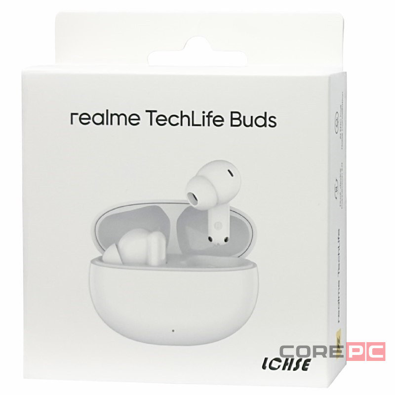 Беспроводные наушники TWS Realme Buds TechLife белый
