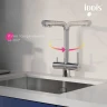 Смеситель для кухни Iddis UMBSBPFi05, рычажное управление, цвет хром
