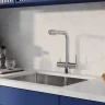 Смеситель для кухни Iddis UMBSBPFi05, рычажное управление, цвет хром