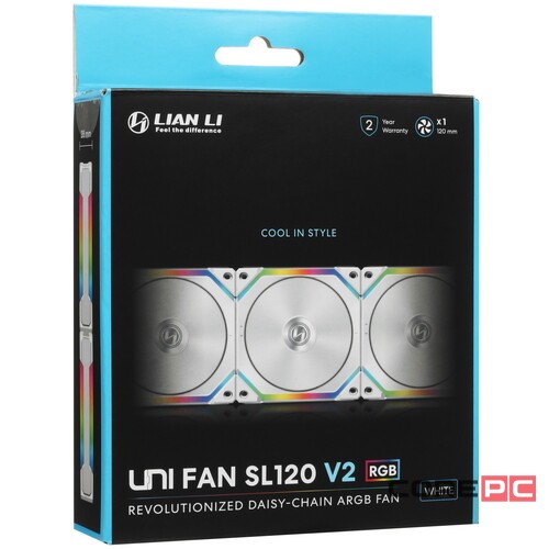 Вентилятор для корпуса Lian Li UNI FAN SL120 V2 ARGB White (G99.12SLV21W.R0)