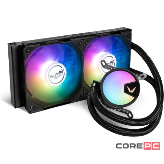 Система жидкостного охлаждения для процессора Valkyrie A240 ARGB Black (HW A240)