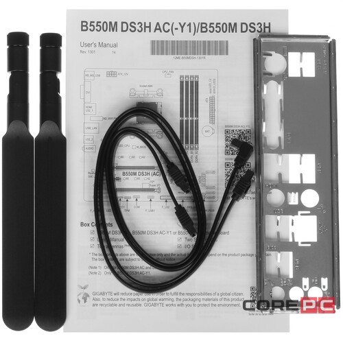 Материнская плата Gigabyte B550M DS3H AC