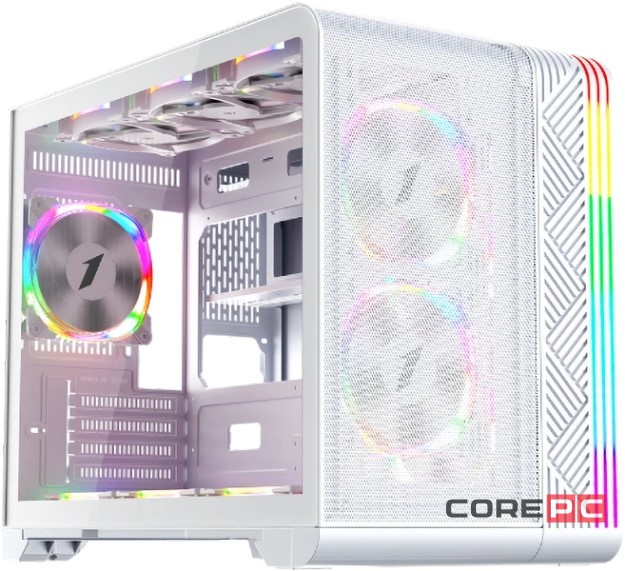 Компьютерный корпус 1STPLAYER VT6 ARGB White (VT6-WH-3FS7-W)