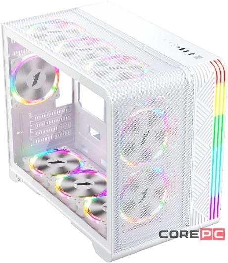 Компьютерный корпус 1STPLAYER VT6 ARGB White (VT6-WH-3FS7-W)