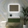 Зеркало MIXLINE Норма-Лайт 800х600 (ШВ) ал. профиль, сенсорный выключатель,светодиодная подсветка