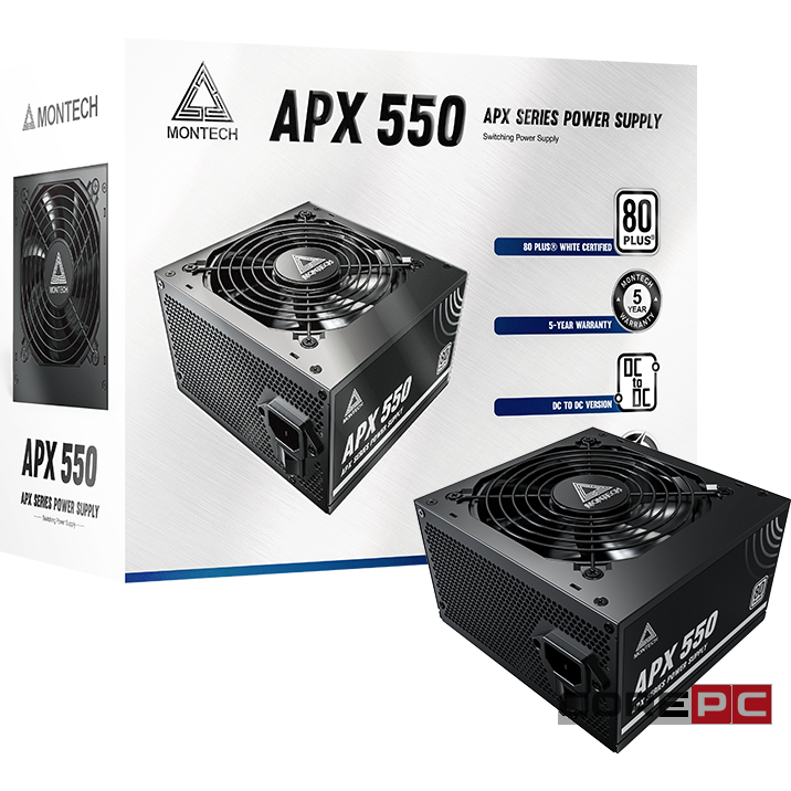 Блок питания Montech 550W APX Black (XWYA11-550W)
