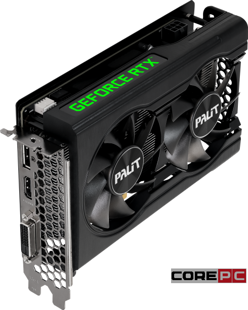 Видеокарта Palit (NE63050018P1-1070D V1) GeForce RTX 3050 8GB DUAL 8GB V1