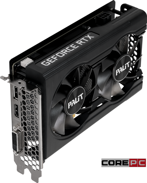 Видеокарта Palit (NE63050018P1-1070D V1) GeForce RTX 3050 8GB DUAL 8GB V1