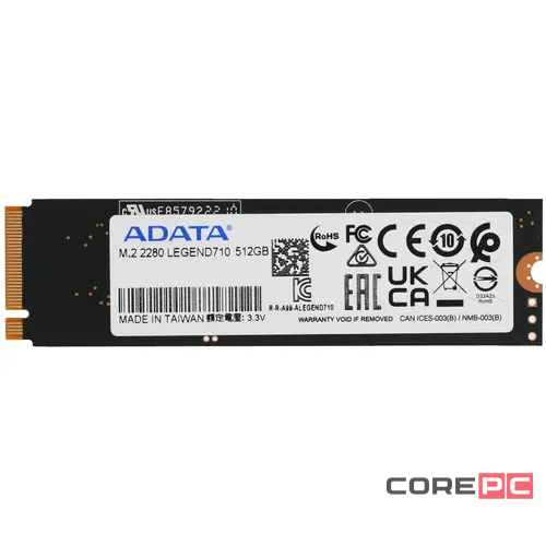 Твердотельный накопитель ADATA XPG 512 Gb LEGEND 710 (ALEG-710-512GCS)
