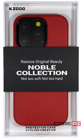 Накладка для i-Phone 14 Pro K-Doo Noble кожаная красный