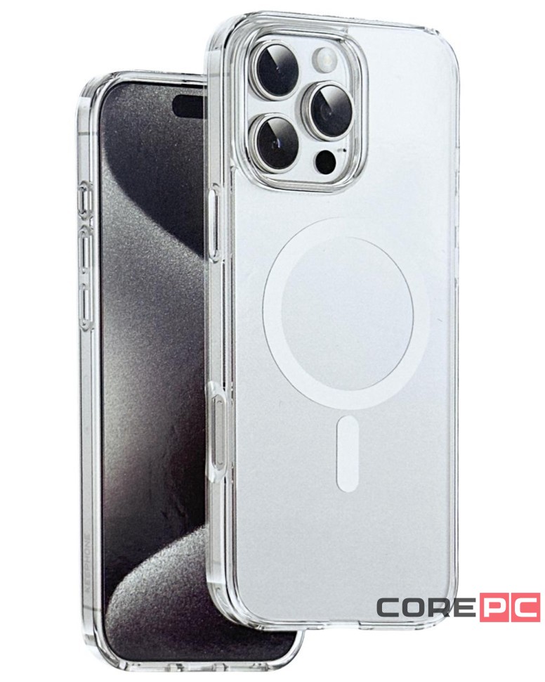 Накладка для i-Phone 16 Pro Keephone Hybrid Pro MagSnap прозрачный