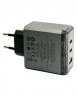 Сетевое зар. устр. Borofone BN22 1USB/2C 22.5W/65W серое