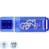 3.0 USB флеш накопитель Smartbuy 32GB Glossy Dark Blue (SB32GBGS-DB)