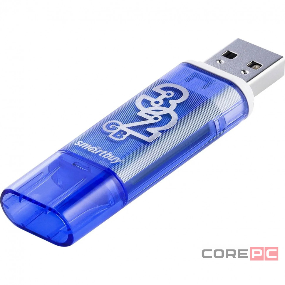3.0 USB флеш накопитель Smartbuy 32GB Glossy Dark Blue (SB32GBGS-DB)