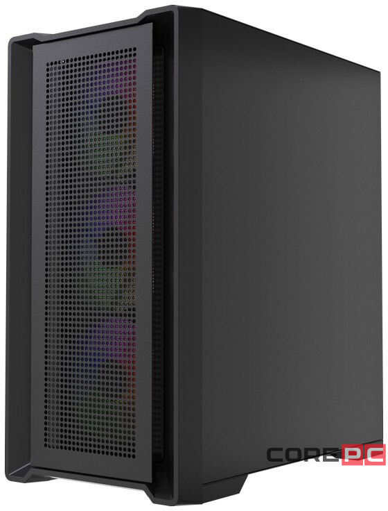 Компьютерный корпус Powercase ALISIO Micro X4B V2 LE Black (CAMCXB-A4-LE)