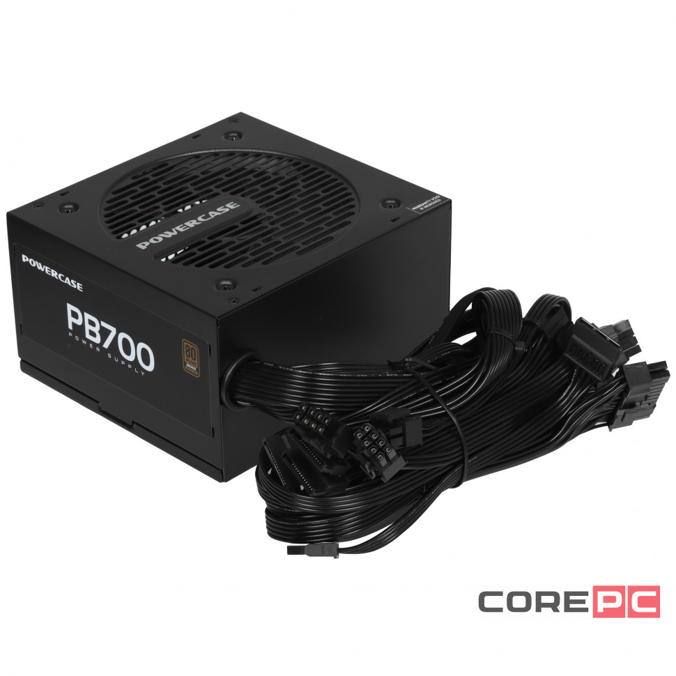Блок питания Powercase 700W PB700 Black (PS-700B-DC)